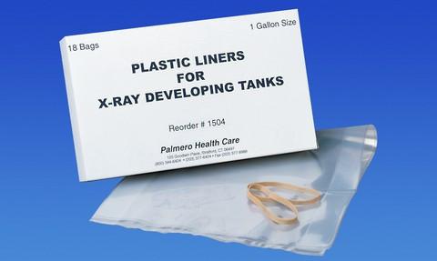 57-1504 X-Ray Tank Liners, Disposable, Heavy Plastic, Fits all 1-gallon Tanks with stainless steel inserts