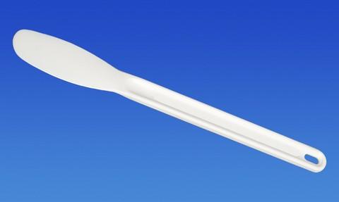 57-1519L Alginate Spatula - Long Handle 11-1/4, A plastic, broad blade spatula with medium flex. Extra handle length for more control and longer reach, Autocl