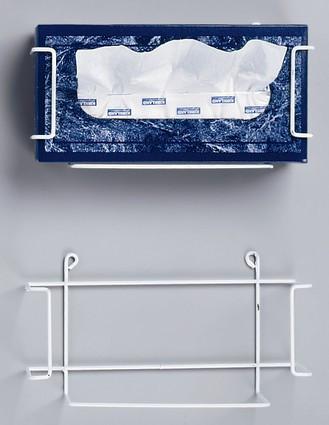 57-1859R Hold-It Rectangular Tissue Box Holder, Perfect for placement in the operatory, restroom or anywhere facial tissues may be needed, Mount as needed in a