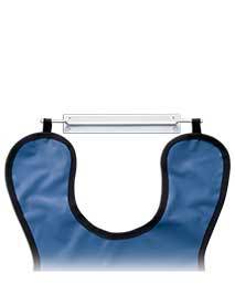57-28 X-Ray Apron Hanger 15 x 2. White-coated steel hanger for use with our adult and child Patient and Protectall aprons only. Hardware included for hang