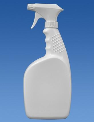 57-3519 Empty Spray Bottle, 1 Quart size, Unlabeled quart bottle with sprayer, single bottle.