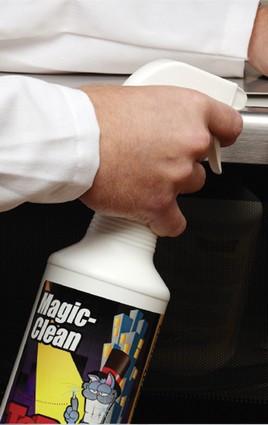 57-3523 TopCat Magic-Clean. All Purpose Cleaner, fast-acting formula with more active ingredients than national brands. Biodegradable and environmentally frie