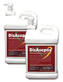 57-3532 DisAseptic XRQ Disinfectant/Cleaner - Case of 2 x 2.5 Gallon Bottles and Spigot. Quaternary ammonium-based detergent, ready-to-use, one step. Kills TB