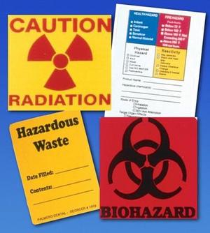 OSHA Value Label Pack Kit, Easily identify all hazardous substances, waste and radiation areas. Kit includes 5 Caution Radiation Labels #1957 and 10