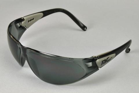 57-3552 Pro-Vision Contour Wrap Eyewear - Grey Lens and Black Frame. Adjustable, Lightweight Polycarbonate Frame, Fog-free and Scratch-Resistant. Single Pair