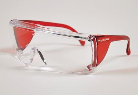 57-3556R End-Fog Eyewear - Red Frames with Clear Lens, Extra anti-fog coating sets End-Fog apart from other economy eyewear. Features a secure snug fit and opt