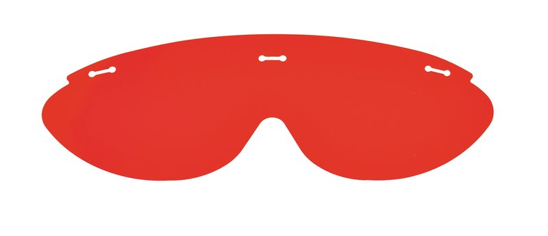 57-3906B Dynamic Disposables Eyewear - Bonding Lens 100/Pk. Amber Orange.