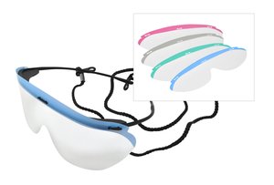Dynamic Disposable Eyewear Value Pack. Frame fits flush against the Forehead with a Wraparound Lens, Fog-free, Antistatic, Non-glare