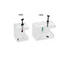 Premium Composite Syringe Organizer, Mini - Clear, 4-3/8" W x 5-1/2" H x 4-1/2" D.