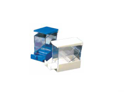 700-207CRD-1 White Pull Style Cotton Roll Dispenser with pull out drawer, Single Dispenser.