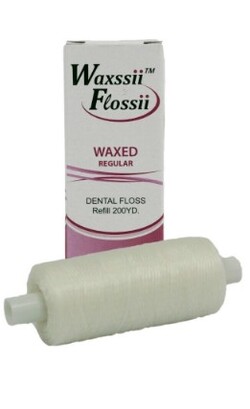 Dental Floss Waxed Regular 200 yd Roll.