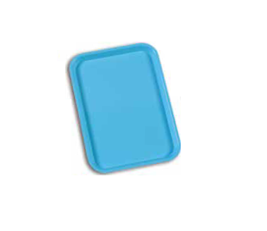 700-300BFS-2N Set-up Tray Flat Size B (Ritter) - Neon Blue, Plastic, 13 3/8