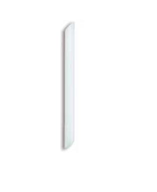 700-8015 Plastic High Volume Evacuation Tips - White, Non-Vented, Package of 100.