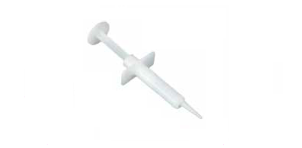 700-8080 Disposable Impression Material Syringe, Clear, With Bendable Tip, Box of 50 Syringes.