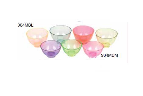 700-904MBM-6C Spectrum FlowBowl Mixing Bowl, Medium 350cc, Pink, Single bowl.