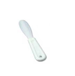 700-905SA-1 Alginate Spatula - Flexible - WHITE. Made of high grade plastic that provides a sturdy handle and a flexible tip for optimum mixing ability. Sold indi