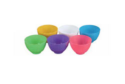 Assorted Neon Colored Disposable Mixing Bowls, bag of 12.