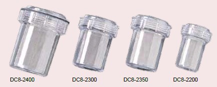 700-DC8-2200 Disposable Evacuation Canister #2200 12/Bx. 2-3/4