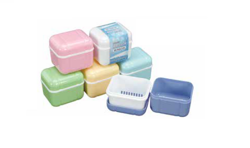 700-DCH2000-TJA Assorted Color Denture Carebath With Rinsing Basket, box of 12.