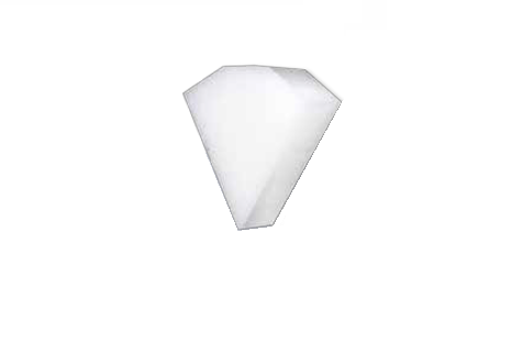 700-EFI-1 White Disposable Endo Foam Inserts, Triangle Shaped, Fits most endo rings, pack of 48 inserts.