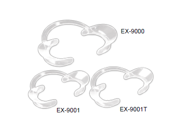 700-EX-9000 Cheek Retractor - Hand-free Adult Clear 2/Pk. Autoclavable up to 250 degree F.