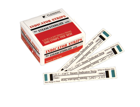 700-IDS30-70 Indicator strips, for steam sterilize only, 1 3/16