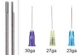 700-INT-M23 23ga Side Vented Irrigation Needle Tips, Blue 100/Bx. Blunt, open ends with side-port delivery to minimize hydraulic pressure. Luer-lock color-coded t