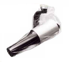 15" x 26" X-Ray head covers, 500/box. Clear plastice sleeves designed to protect most X-Ray heads.