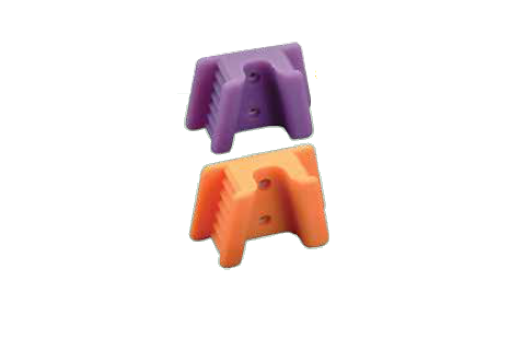 700-SC-9040-10X Silicone Mouth Props - Large (Adult), Dark Purple 2/Pk. Sterilizable by all methods including dry heat up to 500 degree F (260 degree C).