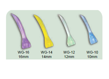 700-WG-10 Dental Wedge - 10 mm X-Small Plastic, Blue 100/Pk.