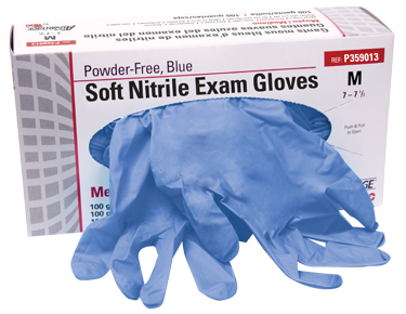 135-P359021 Pro Advantage Soft Nitrile Gloves, Blue, X-Small, 200/bx
