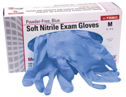 Pro Advantage Soft Nitrile Gloves, Blue, Small, 200/bx