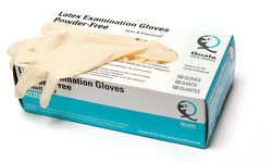 Quala PF Latex Textured Gloves, Medium, 100/bx