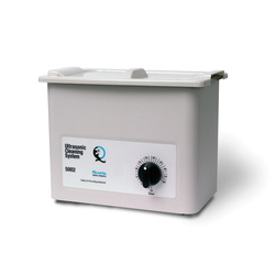 5002 Ultrasonic Cleaner w/ timer, Dimensions: 9 3/8"" x 5 3/8"" x 4"" capacity: 3 3/8 quarts (3.2 liters), Swivel drain, Stainless tank
