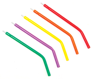 95-Q602211 Quala Air/ Water Syringe Tips, Assorted Colors, 250/bg