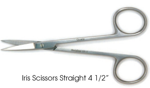 95-QS17 Quala Scissors, Iris Straight, 4 1/2
