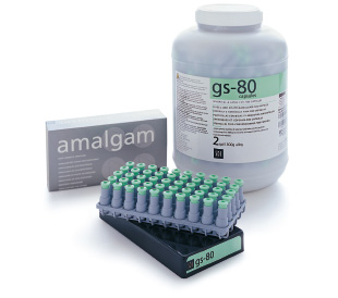 22-4402303 GS-80 2 Spill Regular Set Amalgam, 50/bx