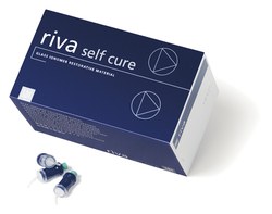 Riva Self Cure - A1, 50 Capsules REGULAR Set - Packable Glass Ionomer Restorative: 50 Capsules. #8600001