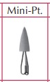 93-0413 Brownie (Prepolish) FG Mini Point for precious and semi-precious metals, Package of 12 points.