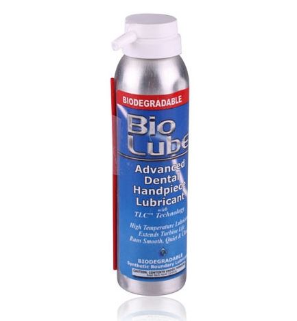 66-BIO-L-12 Bio Lube Advance Dental Handpiece Lubricant, Lubricant Only. Synthetic biodegradable handpiece lubricant. Safe for all handpieces. Nontoxic and nonfla