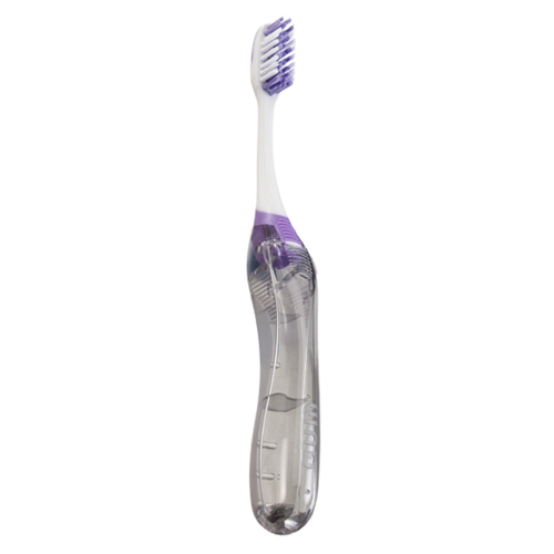 20-125P GUM Travel Ortho Toothbrush 4-Row 