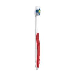 Dome Trim Toothbrush, with soft bristles and full head. Box of 12 toothbrushes.
