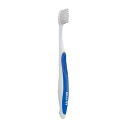 Dome Trim Toothbrush, with ultra-soft bristles and compact head. Box of 12 toothbrushes.