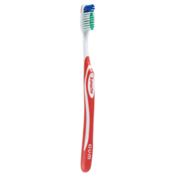 GUM Super Tip Toothbrush, Sensitive - Ultra Soft Bristles Full Head Adult, 12/Pk. Raised-center Dome-Trim bristles. Tapered and rounded head. Tapered