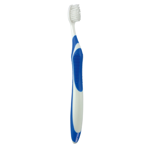 20-495PC Technique Quad-Grip Toothbrush, with ultra soft bristles and Compact Head. Box of 12 toothbrushes.