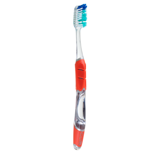 20-590PH GUM Technique Complete Care Toothbrush - Full Head, Soft Bristles 12/Pk. Dome Trim Bristles. Innovative Multi-Level Bristle Design - Clean between the