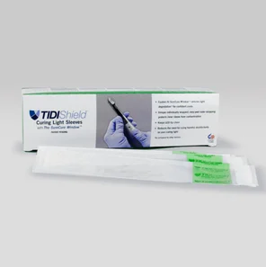 50-21102 Curing Light Sleeve, Custom Fit for IVOCLAR VIVADENT BLUEPHASE STYLE 100/Bx. TIDIShield Curing Light Sleeves with The SureCure Window is proven to pro