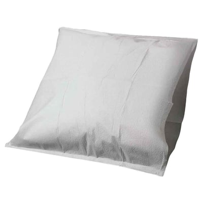 50-919512 10 x 13 White Tissue/Poly Headrest Covers, Box of 500.