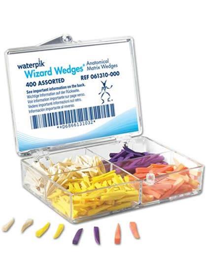 92-061307-000 Wizard Wedges Anatomical Wedges, Medium, Yellow 400/pkg