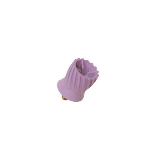 90-053901 Soft Prophy Cup, Screw Type, Latex Free 144/Bx. Features the Elite Series signature outer and inner ridges, soft purple.